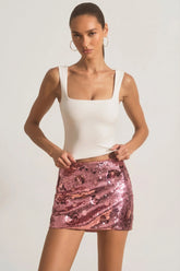 Modal Square-Neck Tank Top in White