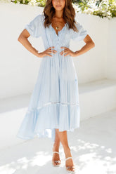 High Above The Clouds Midi Dress
