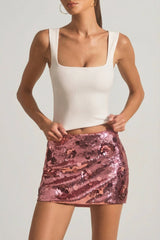 Modal Square-Neck Tank Top in White