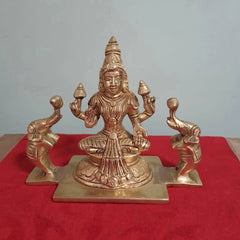 Novrla 5 Inches Ashtalakshmi Brass Idol - Decorative Figurine