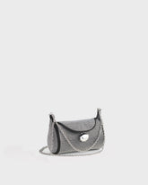 Mini Drop Duffel - Black Rhinestone