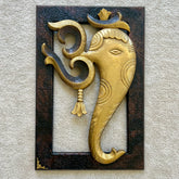 Novrla 24 Inches Om Ganesha Wall Hanging - Wall Decor For Living Room