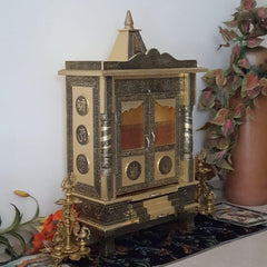 Novrla 19 Inches Wooden Temple (Mandir)