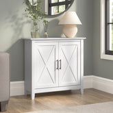 Novrla Key West Small Storage Cabinet with Doors and Shelves