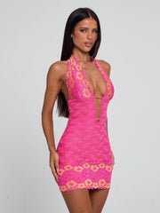 INDIA MINI DRESS PINK