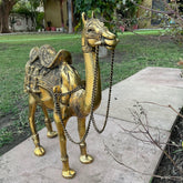 Novrla Brass Decorative Camel - Handmade Home Decor - Gift Item