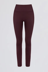 Super Sculpt Seamless High-Waist Leggings in Burgundy