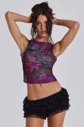 Hera Backless Diamante Top