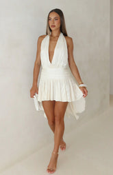What I'm Searching For Mini Dress Cream