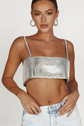 Disco Ball Mirror Bralette