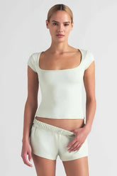 SKIMS Cotton Jersey Scoop Neck T-Shirt