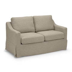 Novrla Bush Home Harper 57W Loveseat with Slipcover