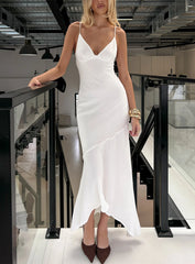 Makaia Balconette Maxi Dress White