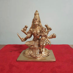 Novrla 5 Inches Ashtalakshmi Brass Idol - Decorative Figurine