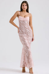 Azzurra Rose Lace Dress