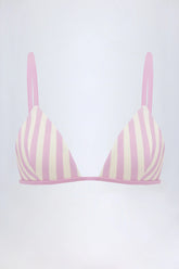 Triangle Bikini Top in Mauve