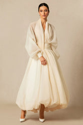 Lilly Puff Sleeve Maxi Dress