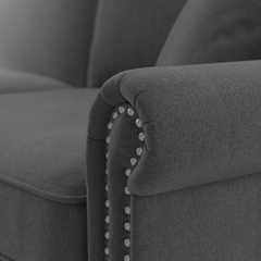 Novrla Coventry 99W L Shaped Sectional Couch with Ottoman