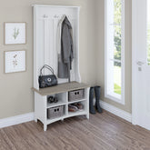 Novrla Salinas Hall Tree with Shoe Storage Bench