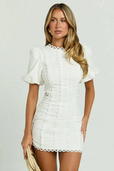 Laila Mini Linen Blend Dress