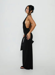Ascenza Studded Racerback Maxi Dress Black