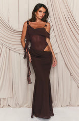 Starlight Affair Maxi Dress Chocolate