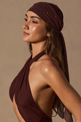 Headscarf in Espresso Brown