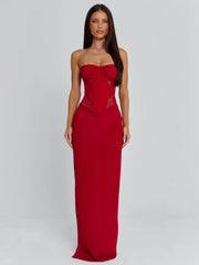ALEXIAM MAXI DRESS RED