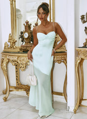 Aurellia Splice Maxi Dress Ice Blue