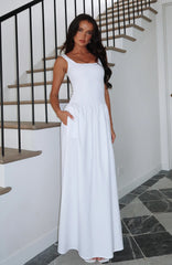 Summer Delight Maxi Dress White
