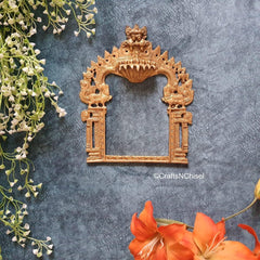 Novrla Shesh Naag Brass Prabhavali - Ethnic Wall Decor