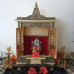 Novrla 19 Inches Wooden Temple (Mandir)