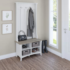 Novrla Salinas Hall Tree with Shoe Storage Bench