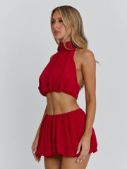 ANAHI TOP RED