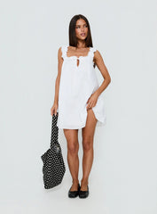 Swing Mini Dress White