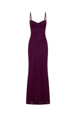 Blossom Belle Maxi Dress Plum