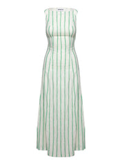 Lewisa Maxi Dress Green Stripe Tall
