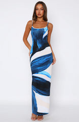 Feeling The Heat Maxi Dress Midnight Petal